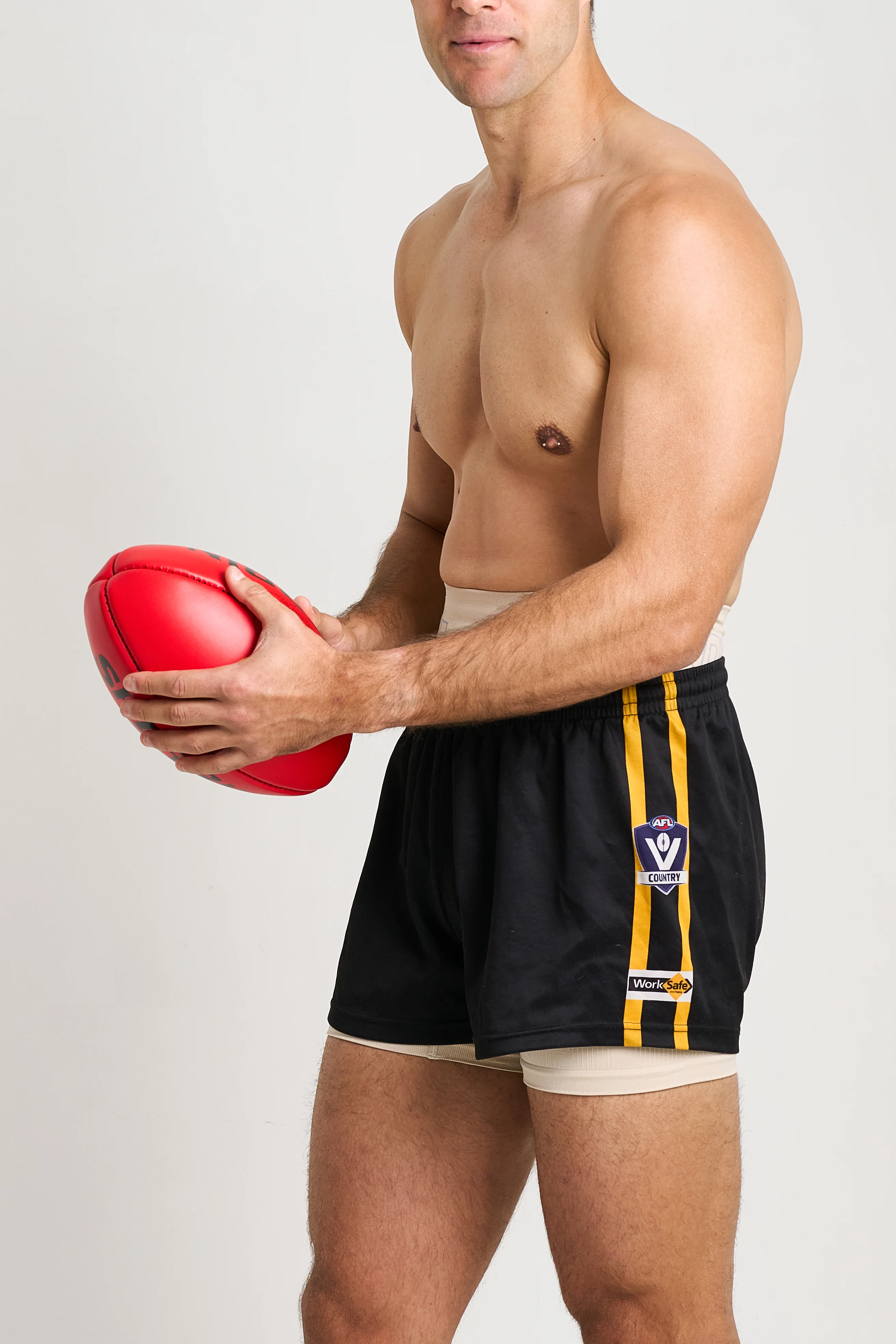 Patented Men's Gary AFL  Shorts for Enhanced Performance and Injury Prevention - Image 3