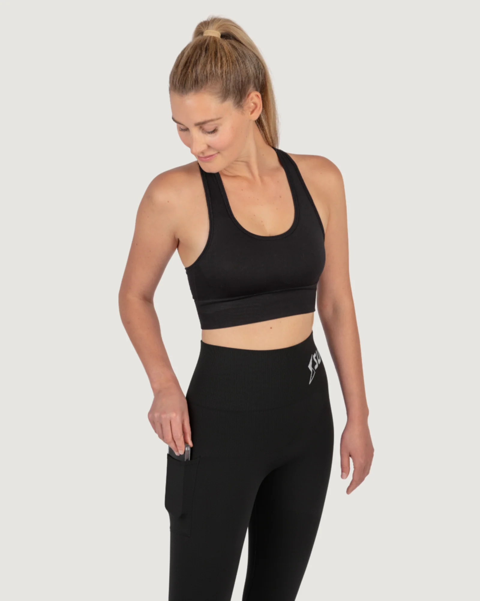 POTS XTRA Black Medical Grade Patented  leggings with Pocket and reinforced waistband - Image 5